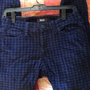 BGG Houndstooth Corduroy Pants